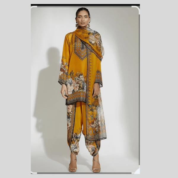 Elegance Digital Print Suit